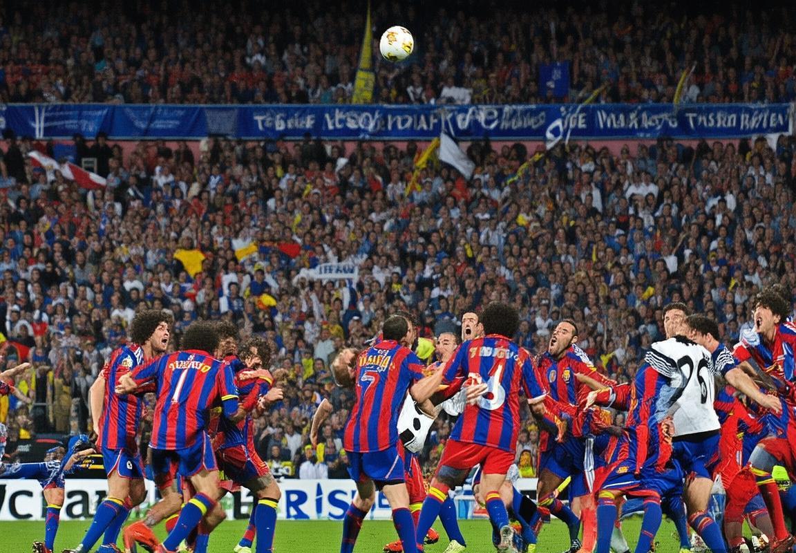 2004年皇马巴萨巅峰对决：传奇之战回顾(图2)